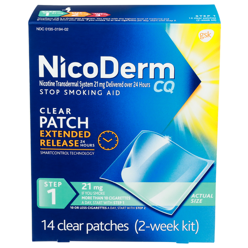Nicoderm Cq Clear Patch - 14 Count