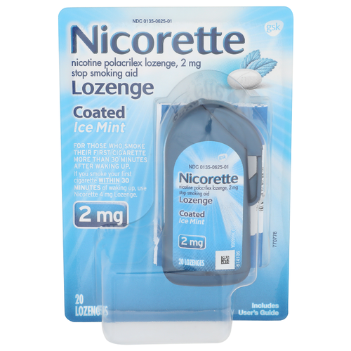 Nicorette Coated Ice Mint Lozenge - 20 Count