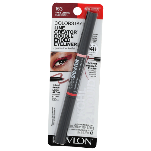 Revlon Eyeliner, Double Ended,Line Creator, She's on Fire - 1 Each