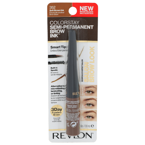Revlon Colorstay 352 Soft Brown Ink Semi-Permanent Brow - 0.09 Fluid Ounce