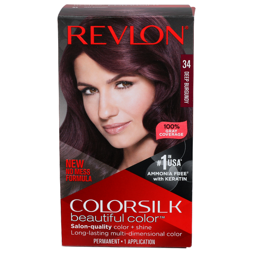 Revlon Colorsilk Beautiful Color 34 Deep Burgundy - 4.4 Fluid Ounce