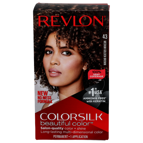 Revlon Colorsilk Beautiful Color 43 Medium Golden Brown - 1 Count
