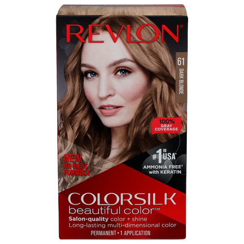 Revlon Colorsilk Beautiful Color 61 Dark Blonde - 4.4 Fluid Ounce