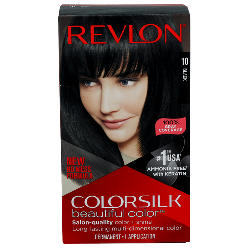 Revlon Colorsilk Beautiful Color 10 Black - 1 Count