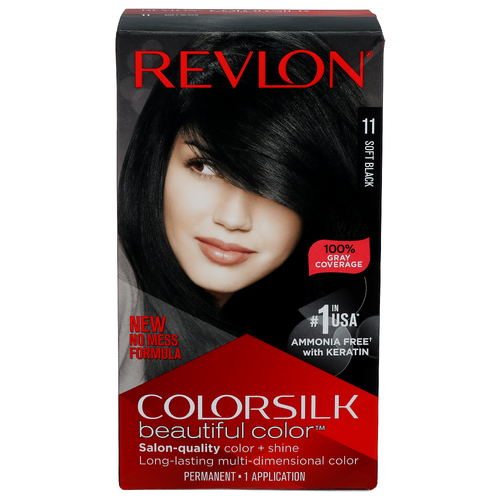 Revlon Colorsilk Beautiful Color 11 Soft Black - 1 Count