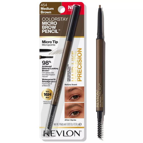 Revlon Rv Colorstay Micro Brow Pencil Medium Brown - 1 Count