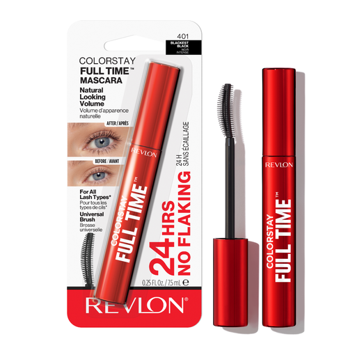 Revlon Rv Colorstay Full Time™ Mascara Non-Waterproof 401 Blackest Black - 0.25 Fluid Ounce
