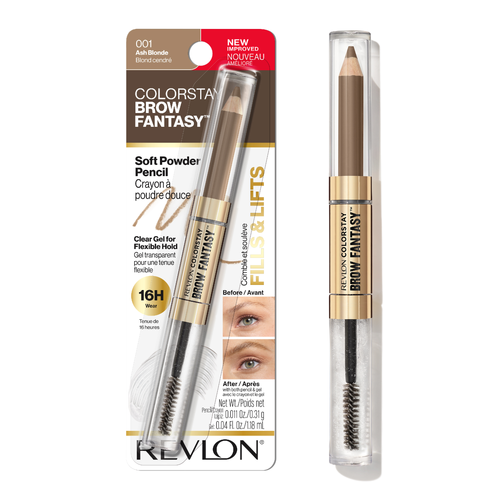 Revlon Rv Colorstay Brow Fantasy™ Pencil & Gel Soft Brown - 0.11 Ounce