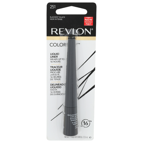 Revlon Colorstay 251 Blackest Black Liquid Liner - 0.08 Ounce
