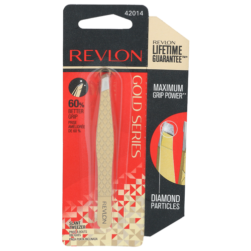 Revlon Gold Series Slant Tweezer - 1 Each