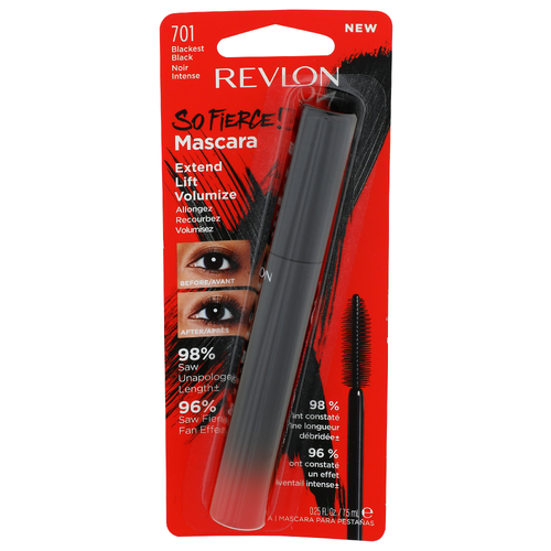 Revlon So Fierce! 701 Blackest Black Mascara - 0.25 Fluid Ounce