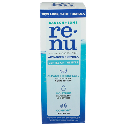 Bausch + Lomb Re-Nu Multi-Purpose Solution - 12 Fluid Ounce