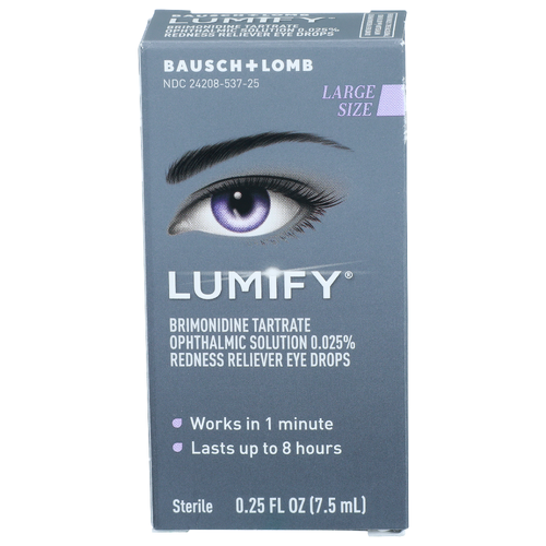 Lumify Large Size Redness Reliever Eye Drops - 0.25 Fluid Ounce
