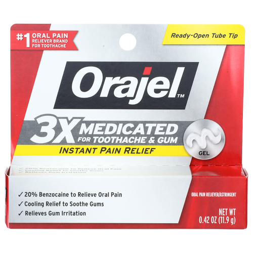 Orajel Oral Pain Relieverastringent - 0.42 Ounce