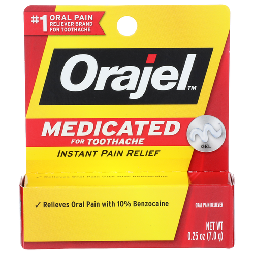 Orajel Gel Oral Pain Reliever - 0.25 Ounce