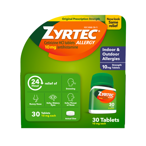 Zyrtec Antihistamine - 30 Count