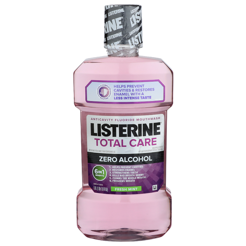 Listerine Fresh Mint Anticavity Fluoride Mouthwash - 1 Liter