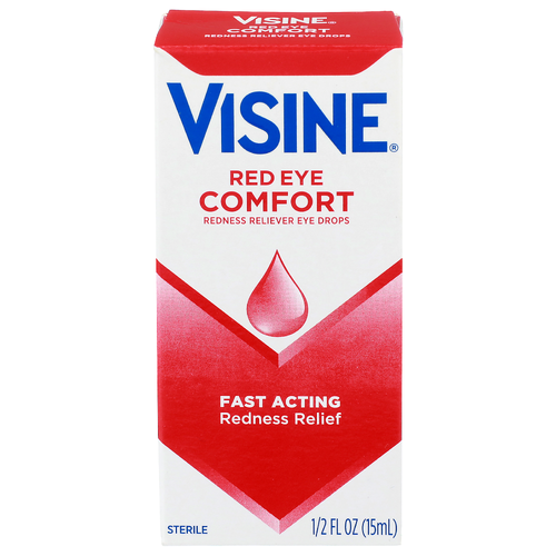 Visine Red Eye Comfort Redness Reliever Drops - 0.5 Fluid Ounce