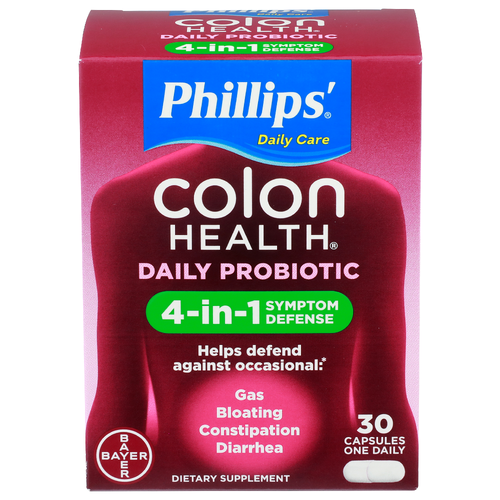 Phillips' Daily Care 4-In-1 Symptom Defense Colon Health - 30 Count
