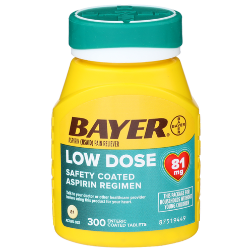 Bayer Aspirin Nsaid Pain Reliever - 300 Count
