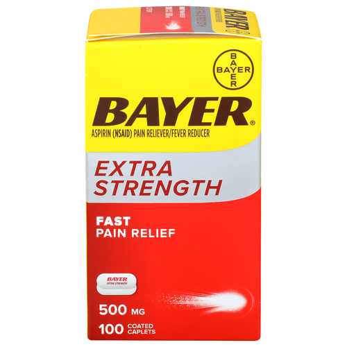 Bayer Extra Strength Aspirin Nsaid Pain Relieverfever Reducer - 100 Count