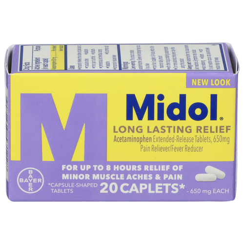 Midol Long Lasting Relief - 20 Count