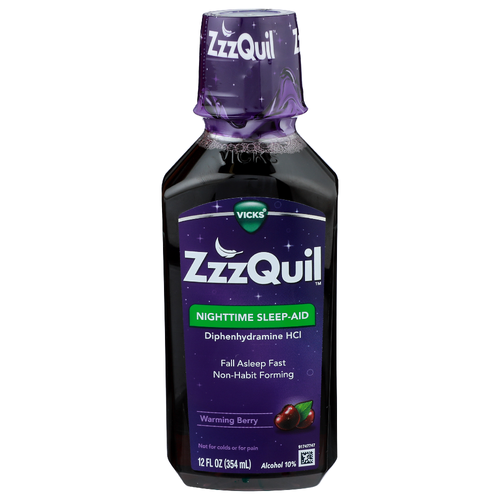 Vicks Zzzquil Warming Berry - 12 Fluid Ounce