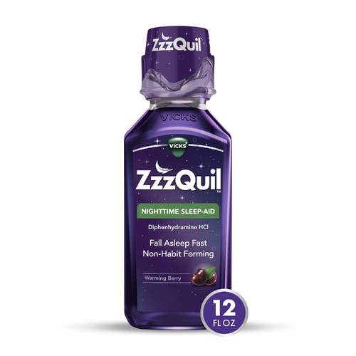 Vicks Zzzquil Warming Berry - 12 Fluid Ounce Image 1 of 4