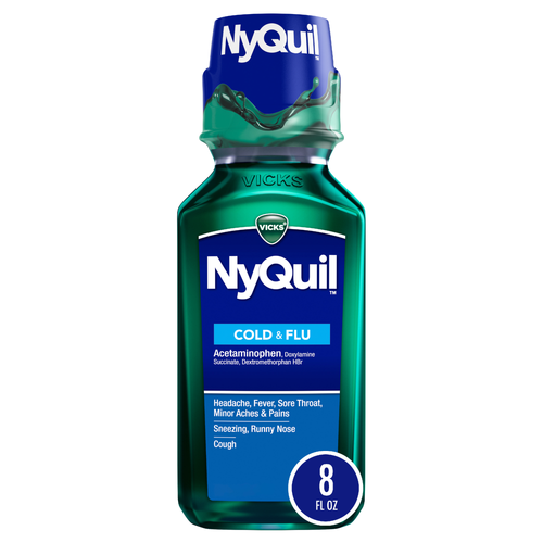 Vicks Nyquil Nighttime Relief - 8 Fluid Ounce Image 1 of 4