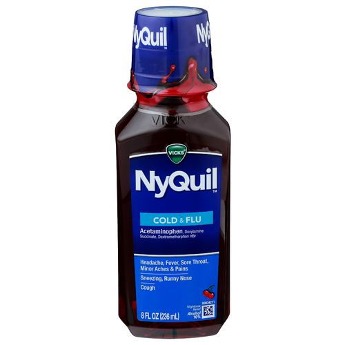 Vicks Nyquil Cold & Flu - 8 Fluid Ounce