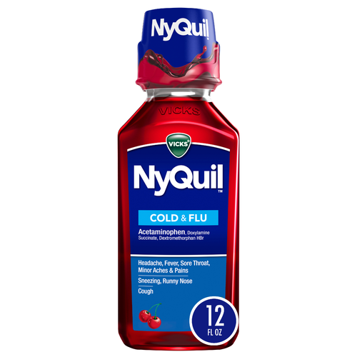 Vicks Nyquil Cold & Flu - 12 Fluid Ounce