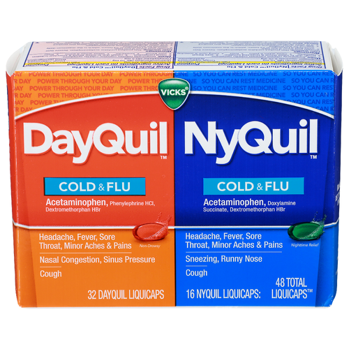 Vicks Dayquil Nyquil Cold & Flu - 48 Count