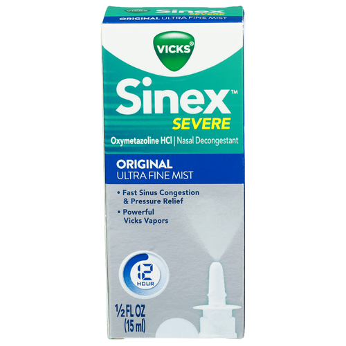 Vicks Sinex Severe Original Oxymetazoline Hcl__nasal Decongestant - 15 ml