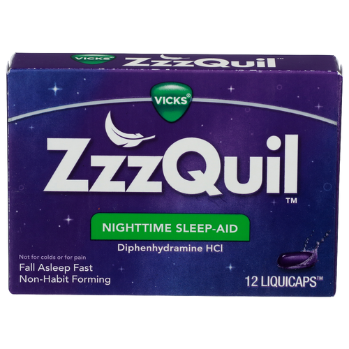 Vicks Zzzquil Nighttime Sleep-Aid - 12 Count