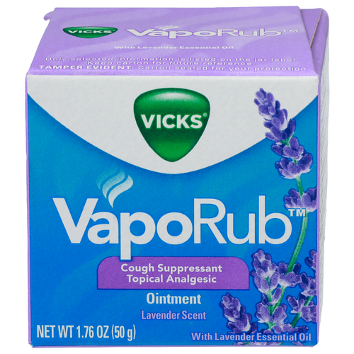 Vicks Vaporub Cough Suppressant Topical Analgesic Ointment - 1.76 Ounce