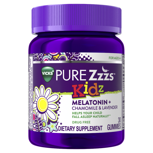 Vicks Pure Zzzs Kidz Berry Flavored Melatonin - 30 Count