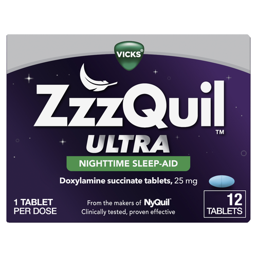 Vicks ZzzQuil Ultra Nighttime Sleep Aids Tablets - 12 Count