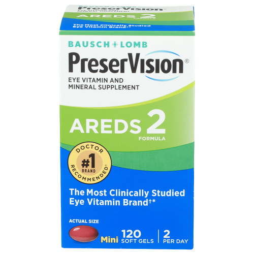 Bausch + Lomb Areds 2 Formula Preservision - 120 Count