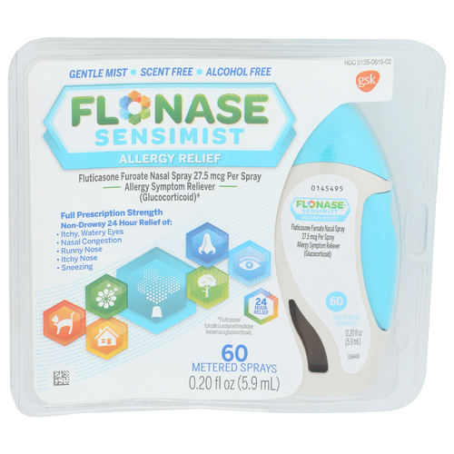Flonase Sensimist Allergy Relief - 0.003 Fluid Ounce - 60 Count