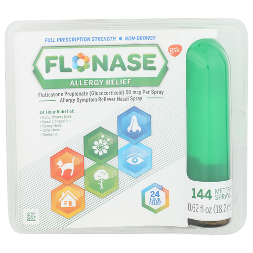 Flonase Allergy Reliever - 0.004 Fluid Ounce - 144 Count