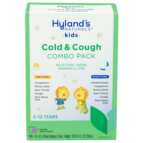 Hyland's Naturals Natural Grape Flavor Cold & Cough - 4 Fluid Ounce - 2 Count