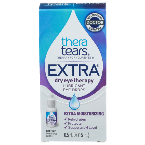 Thera Tears Lubricant Eye Drops Extra Dry Therapy - 0.5 Fluid Ounce