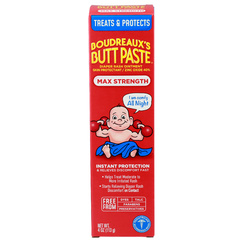 Boudreaux's Butt Paste Diaper Rash Ointment - 4 Ounce