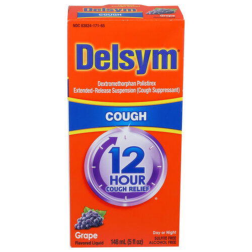 Delsym Adult Liquid Grape - 148 ml