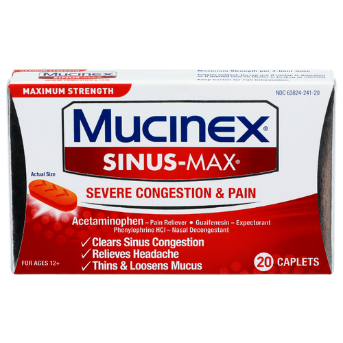 Mucinex Sinus-Max - 20 Count