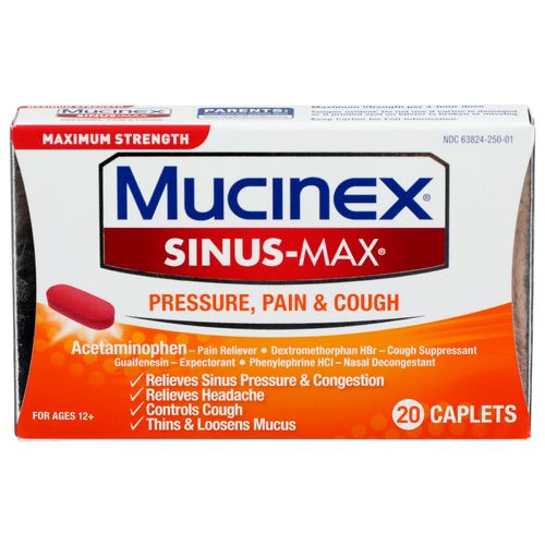 Mucinex Sinus-Max - 20 Count