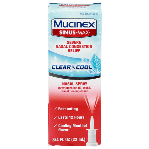 Mucinex Sinus-Max Clear & Cool Nasal Spray - 0.75 Fluid Ounce