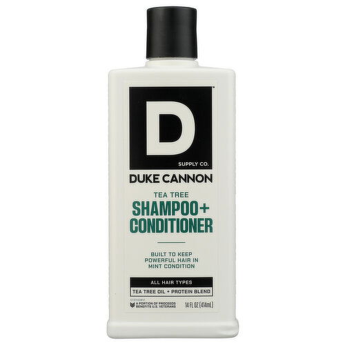 Duke Cannon Shampoo Cndtnr Tea Tree - 14 Fluid Ounce Image 1 of 2