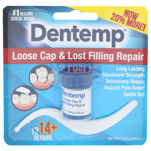 Dentemp Loose Cap & Lost Filling Repair - 0.09 Ounce