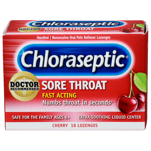 Chloraseptic Cherry Sore Throat Choraseptic - 18 Count